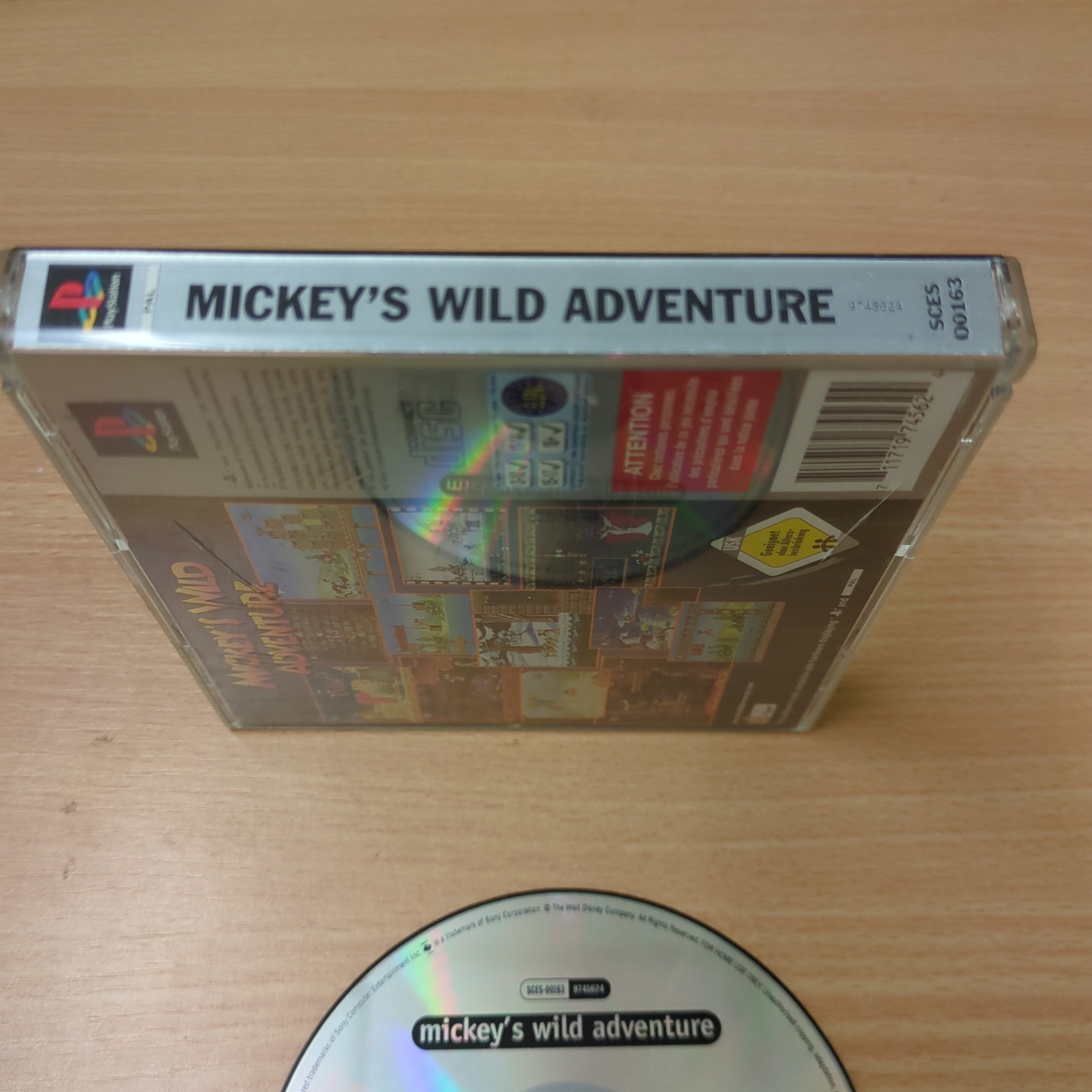Mickey's Wild Adventure Platinum Sony PS1 game Mickey's Wild Adventure Platinum Sony PS1 game